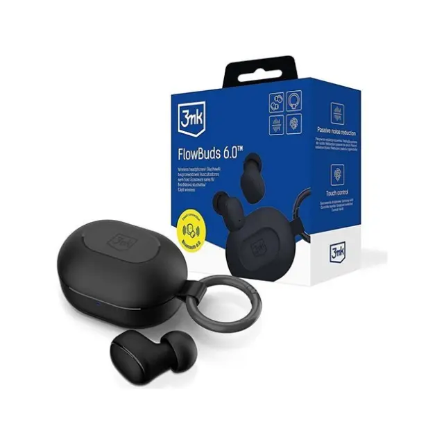 3mk FlowBuds 6.0 Black