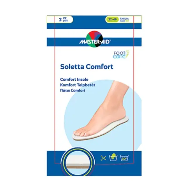 Master Aid Soletta Comfort Πάτοι Άνεσης Size 22-46, 2 τεμάχια