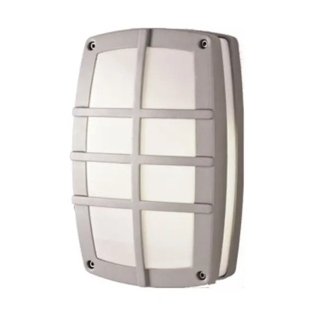 Aca Light CUBE II - ΑΠΛΙΚΑ ΕΞΩΤΕΡΙΚΟΥ ΧΩΡΟΥ ΑΛΟΥΜΙΝΙΟ ΓΚΡΙ ΣΥΜΒΑΤΙΚΟ 2xE27 IP54 290x90x180mm