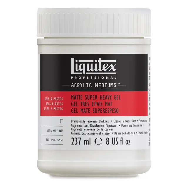 Liquitex Matte Super Heavy Gel Medium - 237ml