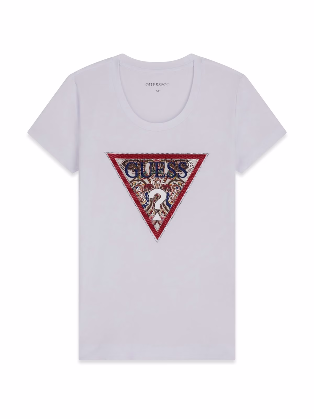 GUESS Άσπρη Μπλούζα με μοτίβο paisley Άσπρο - XL 3
