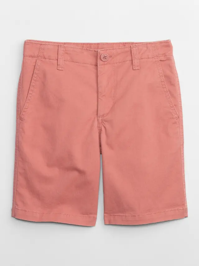 Παιδικό Khaki Σορτς με Washwell desert sand orange