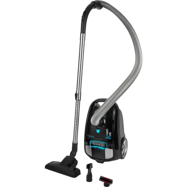 Ηλεκτρική Σκούπα Sencor SVC 7500BK 3AAA ECO 750W Yψηλής Aπόδοσης με Σακούλα HEPA H13