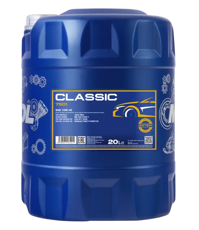10W40 MANNOL CLASSIC ΛΑΔΙ 20L