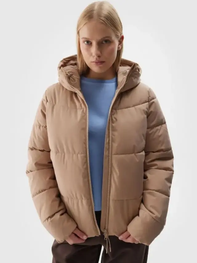 4F Down Jacket Beige 4FWAW24TDJAF473-83S - XL 3