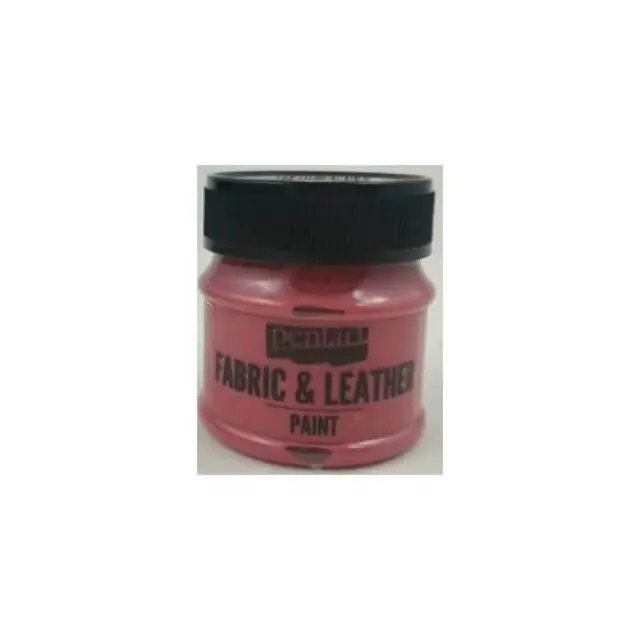 Fabric and leather paint 50 ml, Pentart -Χρώμα για ύφασμα και δέρμα, Bordeaux