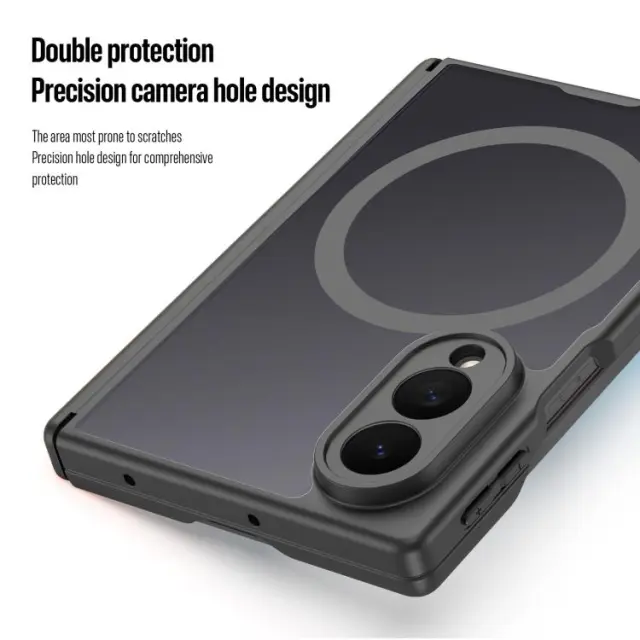 Dux Ducis® Skin Feel Magsafe Θήκη για Galaxy Fold 8-Black 2