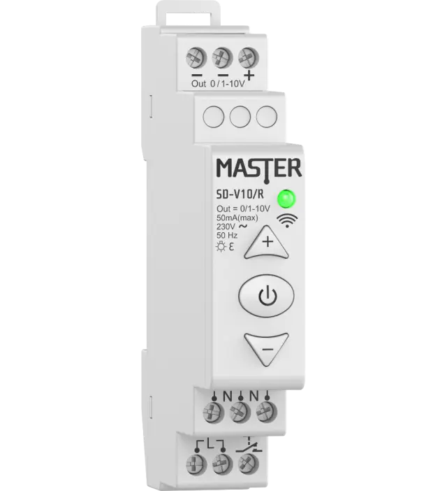 SD-V10/R DIMMER ΡΑΓΑΣ 1 Module (0/1 - 10V) / 230VAC (Wi-Fi) MASTER ELECTRIC