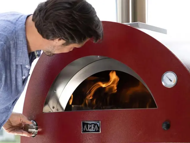 Φούρνος Υγραερίου Alfa Moderno 3 Pizze Ardesia Red - ALFA Επιλογή Καύσιμο Ξύλο/Υγραέριο (υβριδικό) - Χρώμα Ανθρακί 3