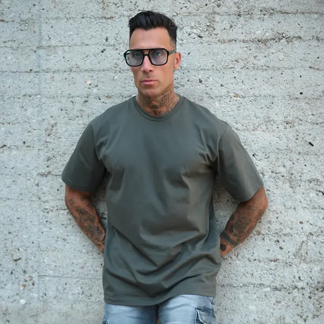 T-shirt Noshame® Χακί Oversized - 122553 - M