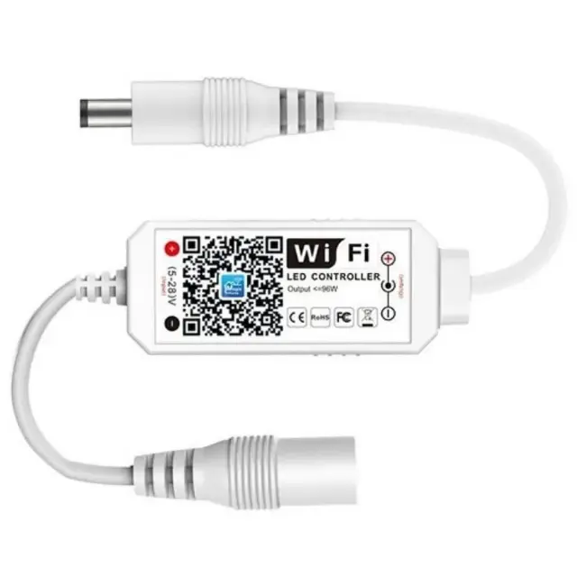 Ασύρματο Wifi controller για μονόχρωμες ταινίες 8A DC 5-24V