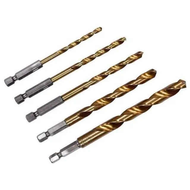 Yato Σετ Τρυπάνια Τιτανίου 4-10mm 5τμχ YT-44700 2