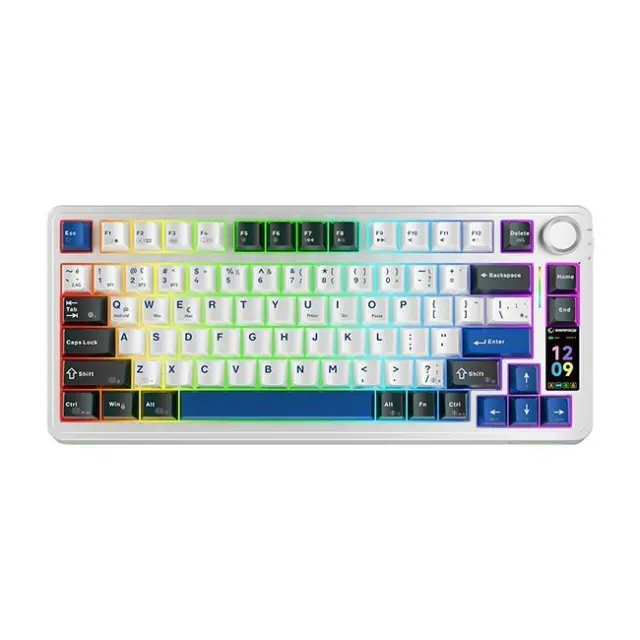 Rampage Gaming Keyboard Quell Pro Leobog Star Vector White (QUELLPRO-WHITE)