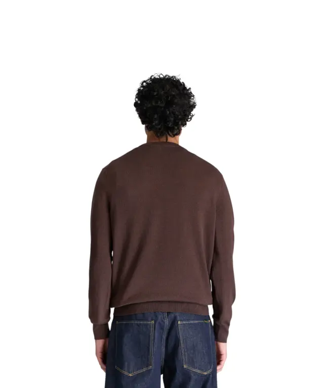 Timberland - Ανδρικό Πλεκτό Πουλόβερ Williams River Cotton Crew Neck TBC0YHAZ-C36 Καφέ - M 3