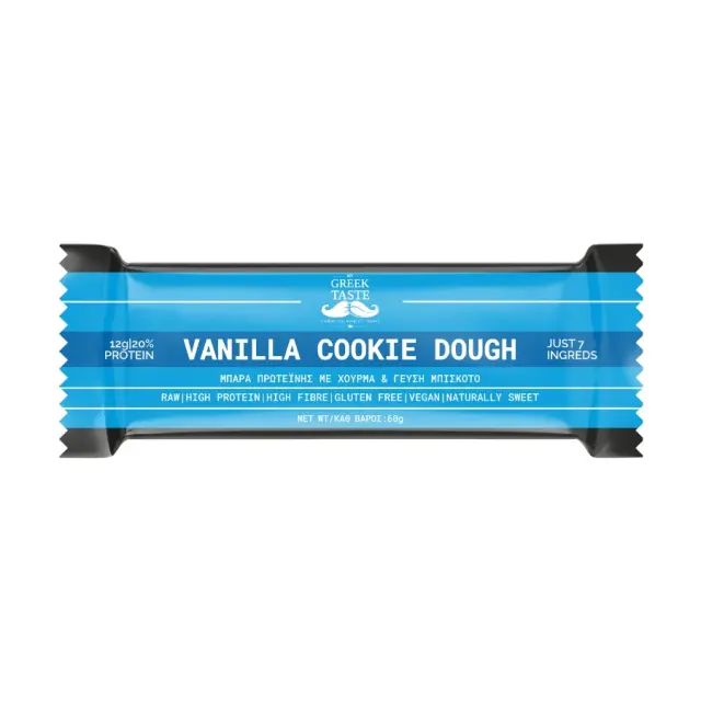 Vanilla Cookie Dough No Guilt Protein Dessert - myGreekTaste - 60gr 5214002412494