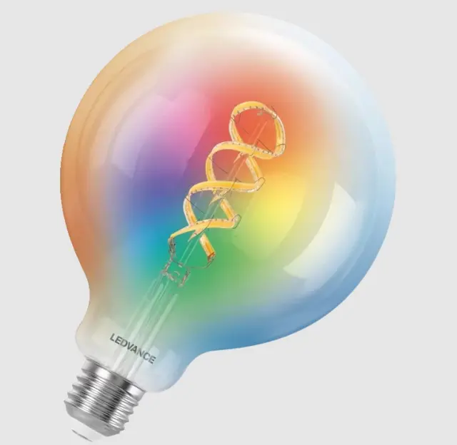 ΛΑΜΠΑ FILAMENT G125 SMART+ MATTER Filament Multicolor Classic 4.8W E27 230V LEDVANCE