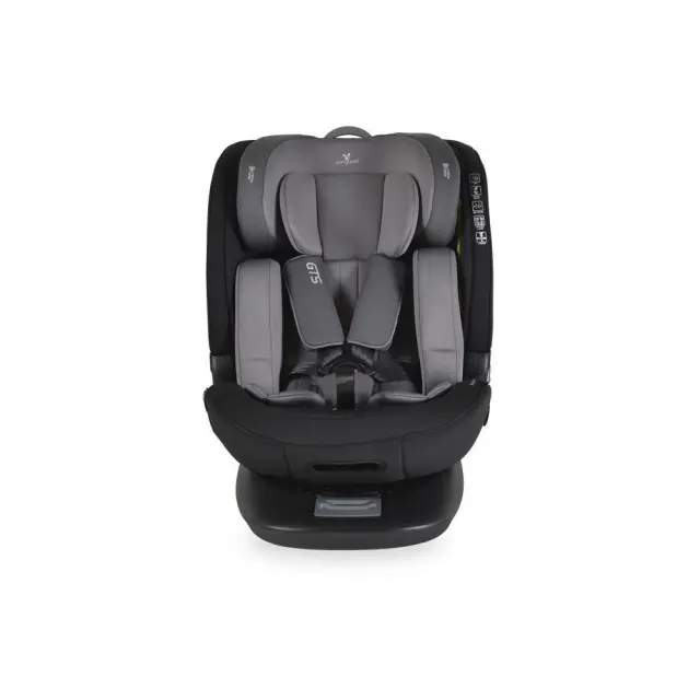 Cangaroo Παιδικό Κάθισμα Αυτοκινήτου Isofix GTS 40-150cm Charcoal Grey 3801005153213