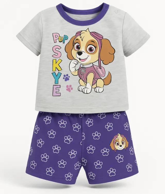 Μπλουζάκι με Σορτσάκι Paw Patrol Sugar Pink 80102600008 - 12 M (80cm)