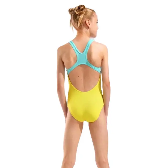 Arena Girl's Logo Pro Swimsuit Κίτρινο 010287-380 (Arena) 2
