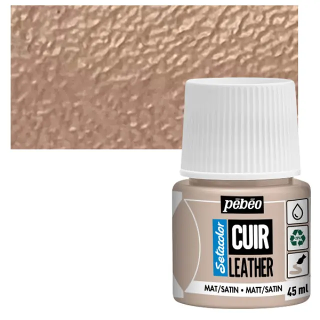 Pebeo Χρώμα Δέρματος Setacolor Leather - 21 Taupe - 45ml