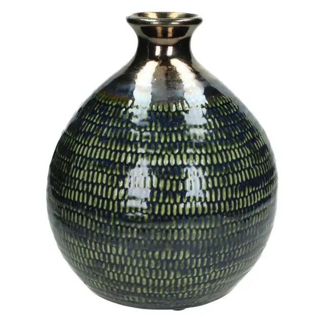 Βάζο Πράσινο Κεραμικό 25x25x30cm