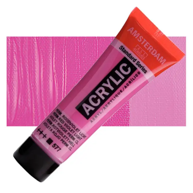 Ακρυλικό Talens Amsterdam 577 Permanent Red Violet Light - 20ml