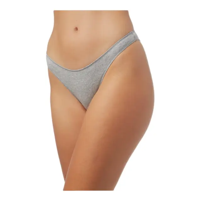 Minerva Γυναικείο Slip Miss Rio Invisible - Διπλό Πακέτο, Χρώμα Grey Mel-Black Dots 2