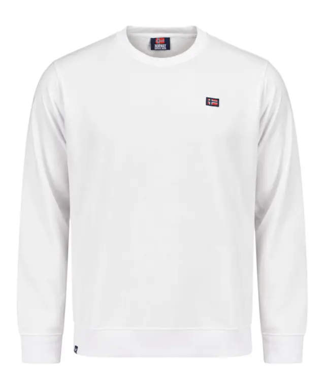 Norway Nautical School - Ανδρική Φούτερ Μπλούζα 852740-WHITE Λευκό