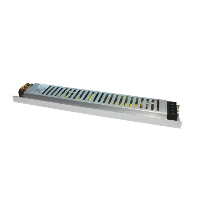 ΛΕΠΤΟ ΜΕΤΑΛΛΙΚΟ CV LED DRIVER 200W 230V AC 24V DC 8.33A IP20 ΜΕ ΤΕΡΜΑΤΙΚΗ / SM200CV24