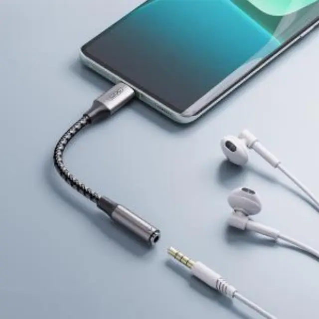 Καλώδιο-αντάπτορας USB High-Speed Type-C αρσ. - 3.5mm θηλ., 0.13m σε γκρι χρώμα 3