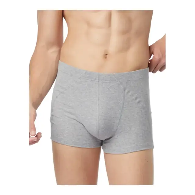Comfort 2 Ανδρικό Βαμβακερό Boxer με Εσωτερικό Λάστιχο 2τμχ Minerva - ΓΚΡΙ ΜΕΛ.ΣΚ.