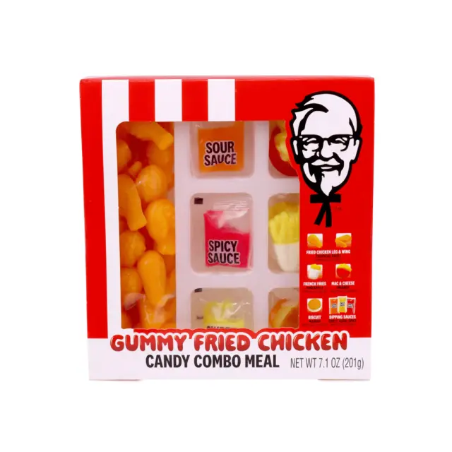Frankford KFC Gummy Fried Chicken Candy Combo Meal 201gr