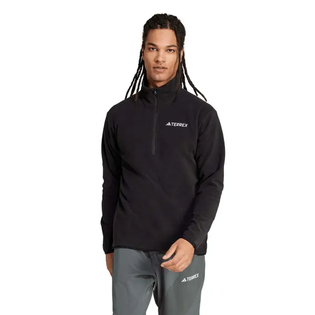 adidas Performance Men's Terrex Multi Essentials Half-Zip Fleece Jacket Μαύρο JP0783 (adidas Performance)