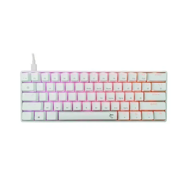 White Shark Gaming Keyboard Shinobi White (SHINOBI-2-W-US-RED.SW)