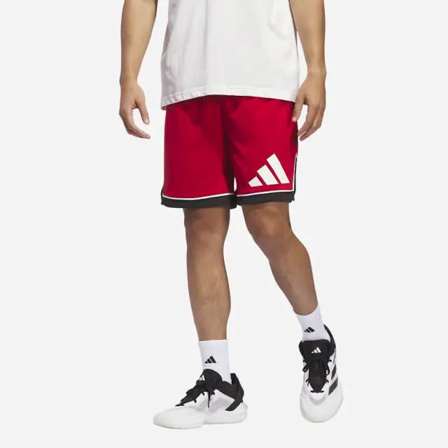 Adidas Performance Badge Of Sport Βερμούδα Μπασκετική Ανδρική (JN4731) Κόκκινο - L