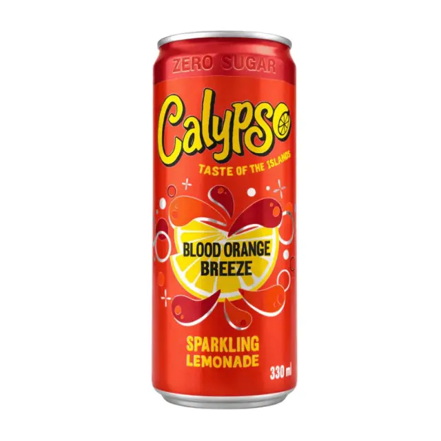 Calypso Blood Orange Breeze Zero Lemonade 330ml