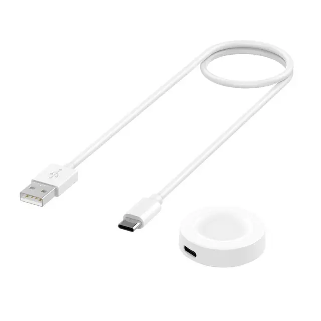 Techsuit® Καλώδιο Φόρτισης για Huawei Watch GT5 Pro/GT5 /4/4 Pro/Ultimate/GT3 SE/Buds- White 3