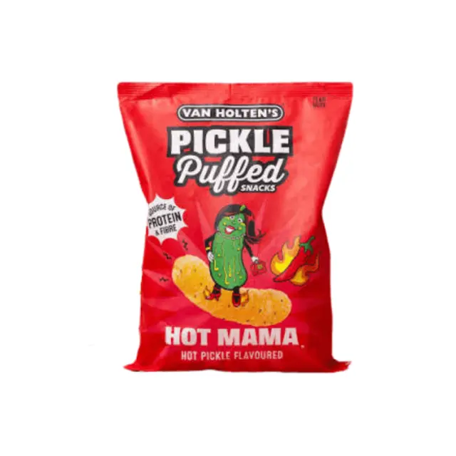 Van Holten's Pickle Puffed Snacks Hot Mama 50gr