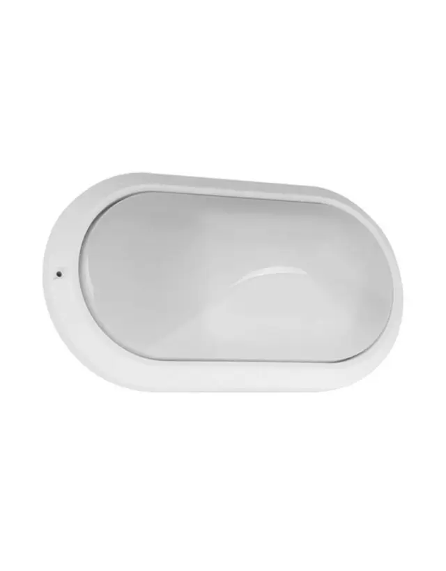 ΠΛΑΦΟΝΙΕΡΑ ΟΒΑΛ Σ270 1XE27 ΛΕΥΚΟ IP65