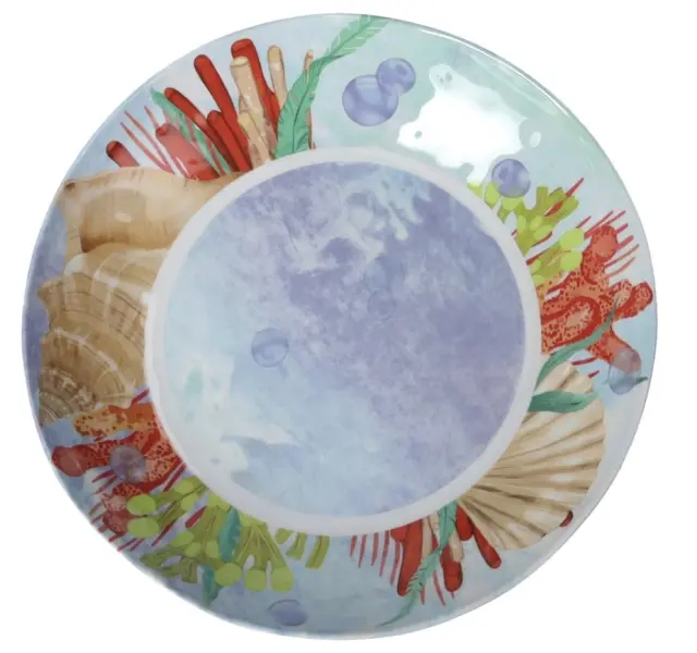 Brandani Oceano Πιάτο Βαθύ 22cm Πολύχρωμο
