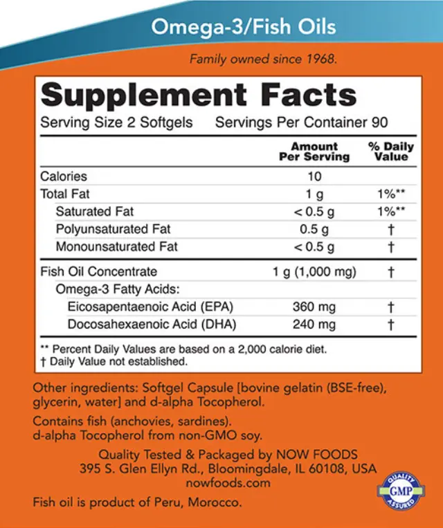 Now Foods Omega-3 Mini Gels 2