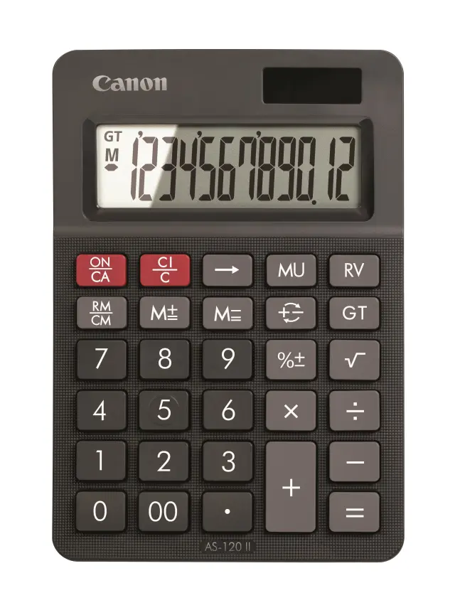 Canon - AS-120II DBL desktop calculator - Office and School Supplies