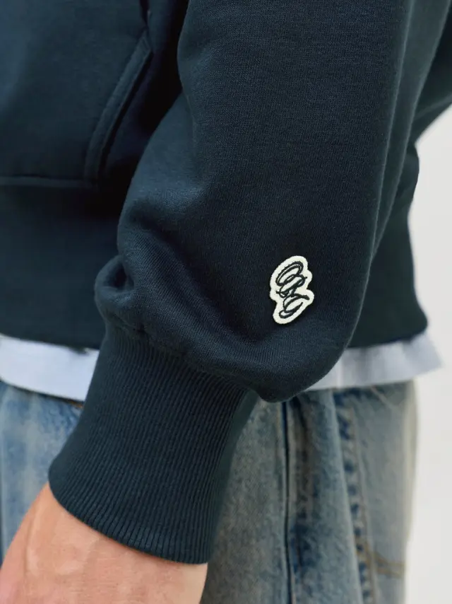 JORFREDERIKSBERG MONOGRAM SWEAT HOOD SN - Sky Captain 2
