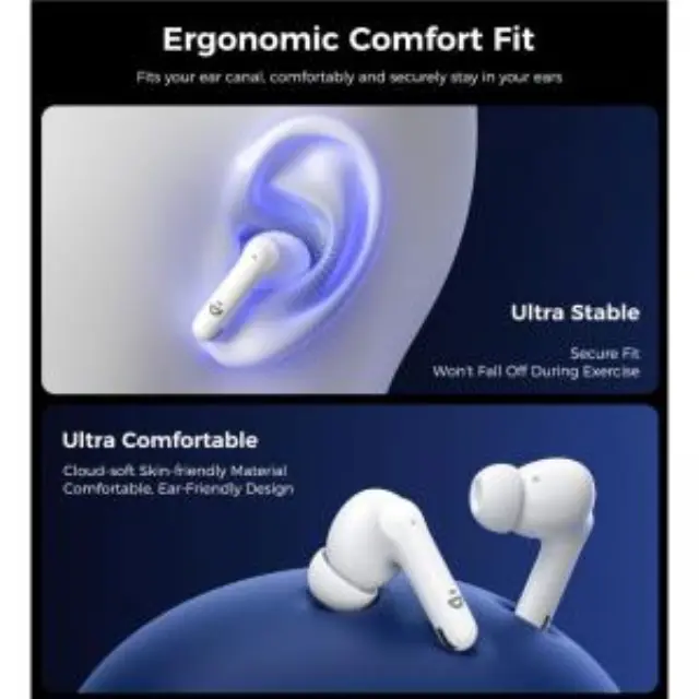 True Wireless Ακουστικά Bluetooth Choetech BH-T83 ANC+ENC Λευκό N70854 2
