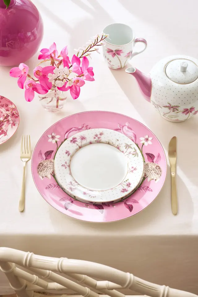PIP STUDIO - ΠΟΡΣΕΛΑΝΙΝΟ ΠΙΑΤΟ ΦΡΟΥΤΟΥ PINK JOLIE 21.5cm - One size 3