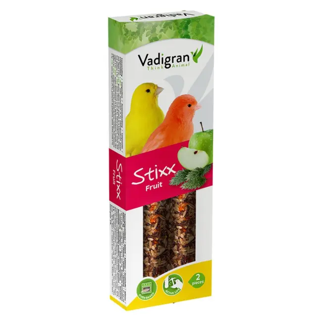 Vadigran Stixx Canaries Fruit Στικς για Καναρίνια με Φρούτα 2τμχ 100gr