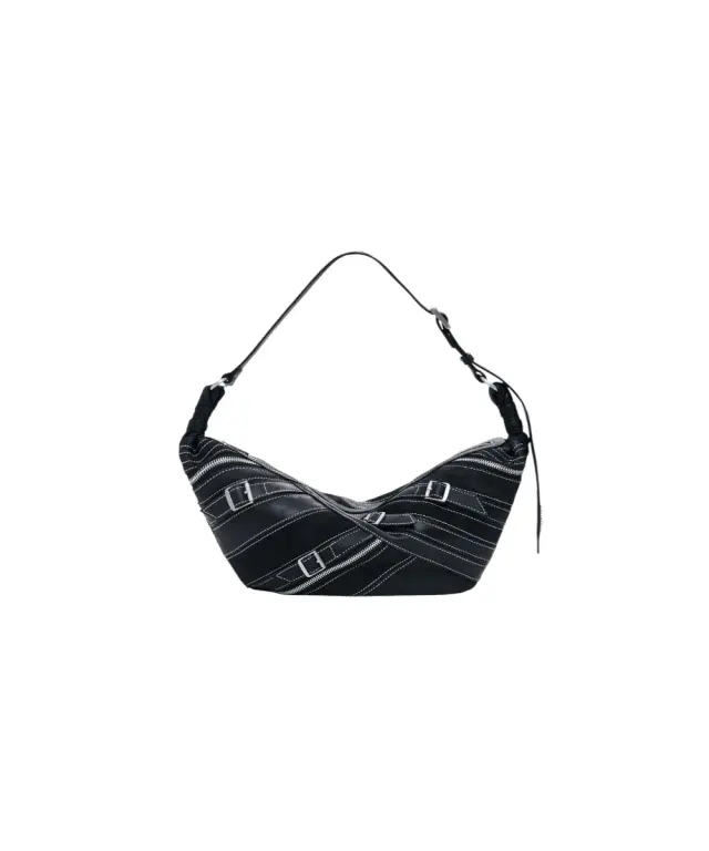 Desigual - Γυναικεία Τσάντα Ώμου Fibonacci Munster 2.0 25WAXP73-2000 Μαύρο