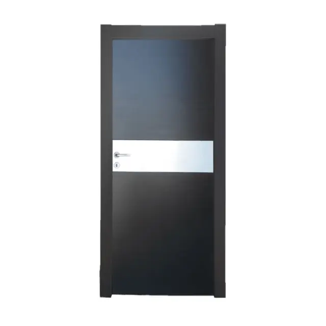 Θωρακισμένη Πόρτα Wenge φάσα inox ΚΠ 411 3