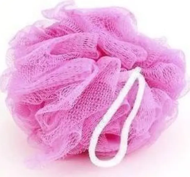 Bath Body Puff Labico Σπόγγος Μπάνιου Σε Ροζ Χρώμα με ψαράκι