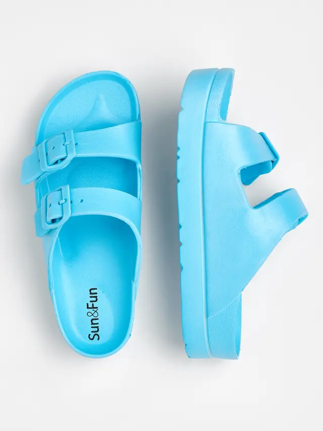 Sun&Fun Πέδιλα Γυναικείο EVA-αδιάβροχο Μπλέ SAF/88145 BLUE 3